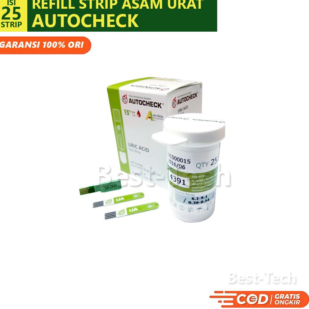 Strip Asam Urat Autocheck Test Strip Blood Uric Acid
