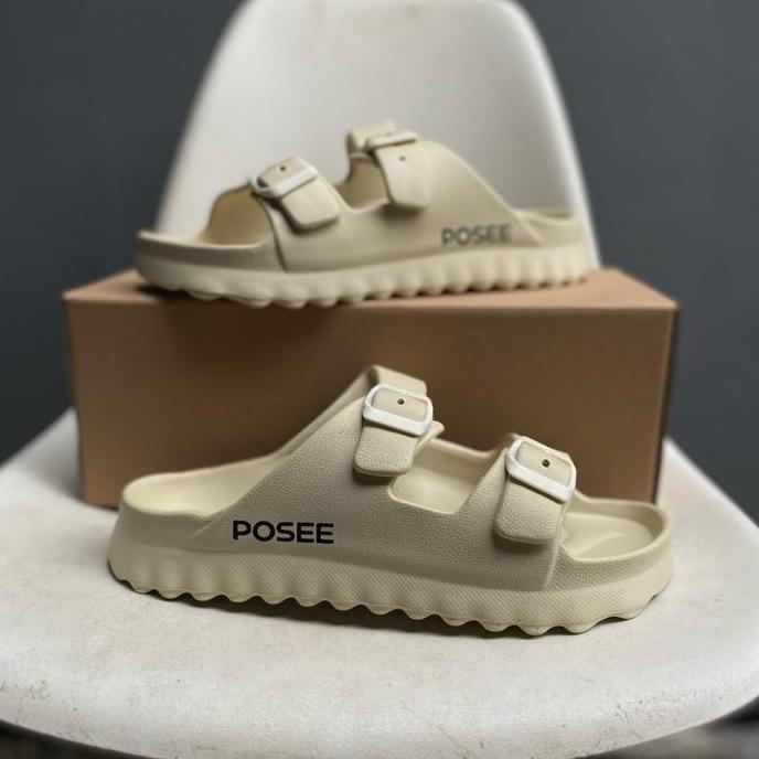 DY63 >> sandal posee terbaru sendal slop pria wanita posee fladeo Kasual