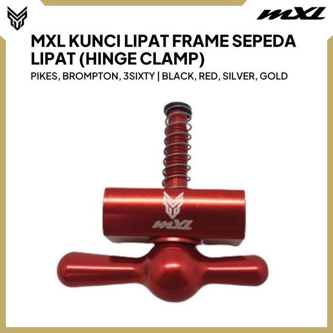 MXL Kunci Lipatan Sepeda Lipat Hinge Clamp Alloy Frame Stainless