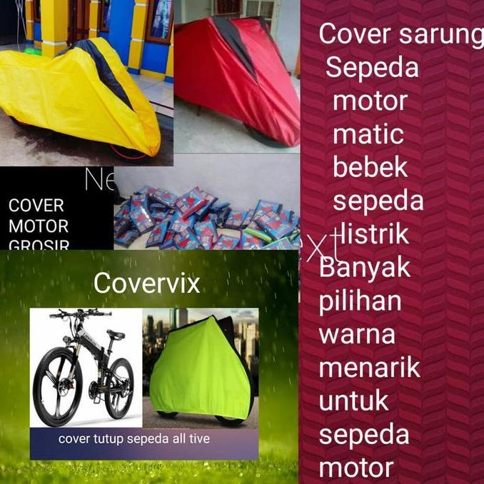 Body cover mantel sarung pelindung sepeda All tive dan matic sepeda