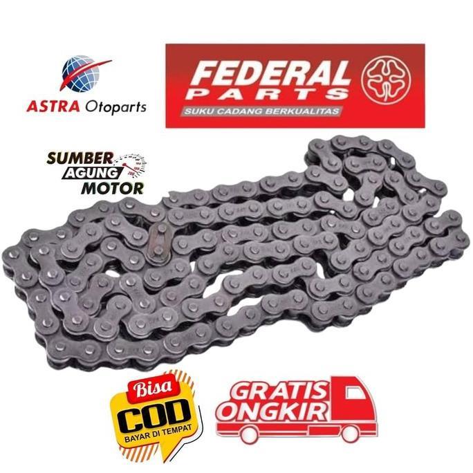 RANTAI 428-104 ORI FEDERAL MOTOR SUPRA SUPRA FIT LAMA JUPITER Z VEGA R