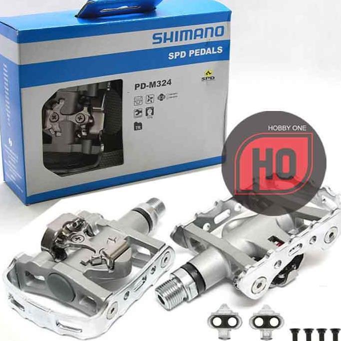Shimano SPD Pedal PD-M324 - Pedal Cleat MTB - Flat