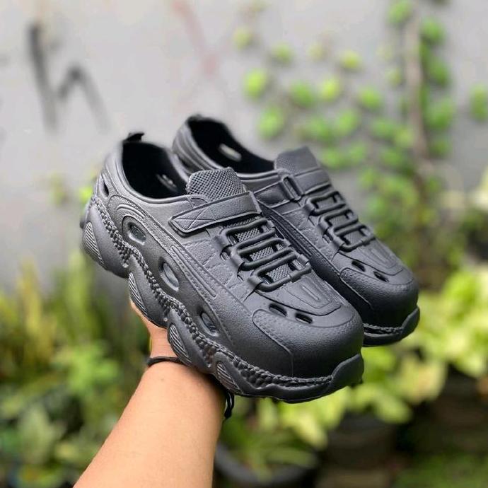 DF285 - SEPATU SANDAL KARET PRIA TERBARU ANTI AIR