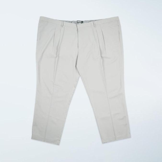 celana bahan pria big size 46 48 49 50 51 52 celana kerja jumbo hitam