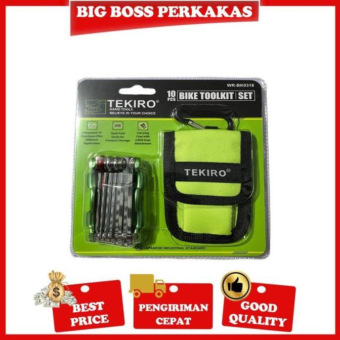 TEKIRO KUNCI SEPEDA SET 10 PCS /KUNCI L SEPEDA