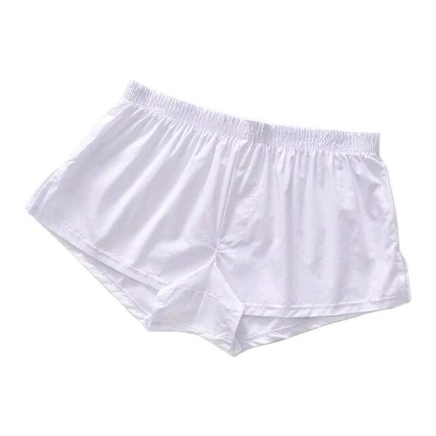 DS172 - Putih Polos | Boxer Short Underwear | Celana Pendek Pria Wanita | Celana santai Sexy | Celan