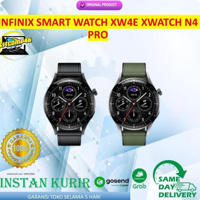 Infinix Smart Watch XW4E XWATCH N4 Pro Garansi Resmi 1 Tahun Layar AMOLED HD 1.43" Tahan Air IP68 Ba