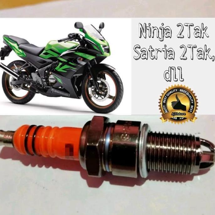oemahvaksi - busi racing kaki 3 (bp5es) ninja 2tak, satria 2tak, mesin genset, honda gx, pompa air, 