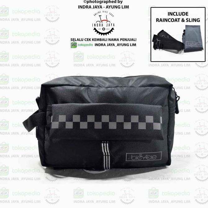 TAS FRONT BLOCK MINI MULTI FUNGSI - (BYCYCLE)- 3 SIXTY -BROMIE - PIKES