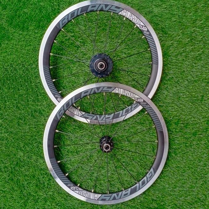 Wheelset 16 349 Rimsbrake Bolany RedCassic