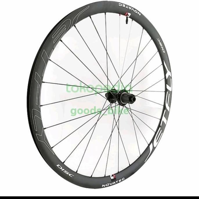 Wheelset Road Novatec Alloy 700C Jetfly Disc TA Centerlock