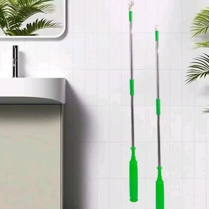 Langsungbersih- Alat Pel Lantai Pel Putar Peras Otomatis Serat Bambu / Alat Kain Pel Lantai Peras Ot