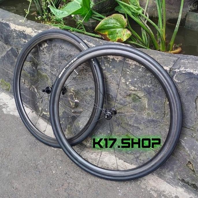 Wheelset Roadbike 700c Ziip Carbon hub freehub Giant Set Ban -rimbrake