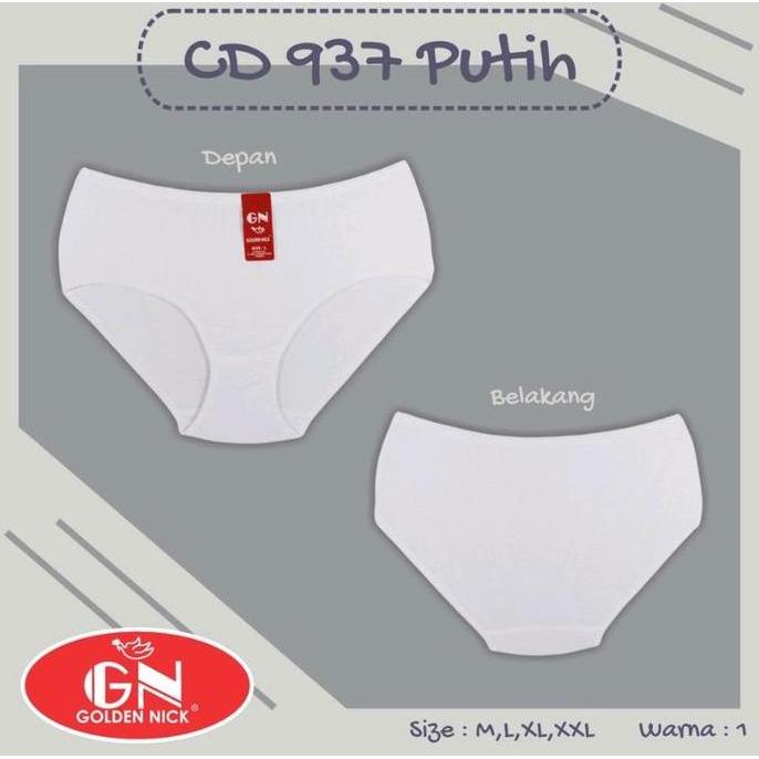 GOLDEN NICK 937 PUTIH - CD CELANA DALAM WANITA