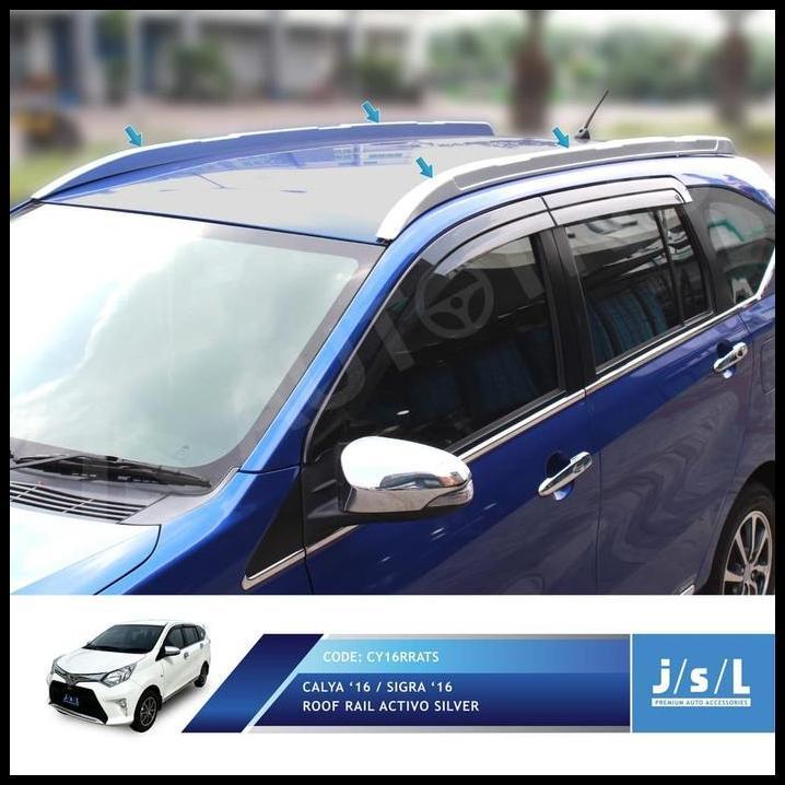 GRATIS ONGKIR TOYOTA CALYA ROOF RAIL ACTIVO/AKSESORIS EKSTERIOR CALYA