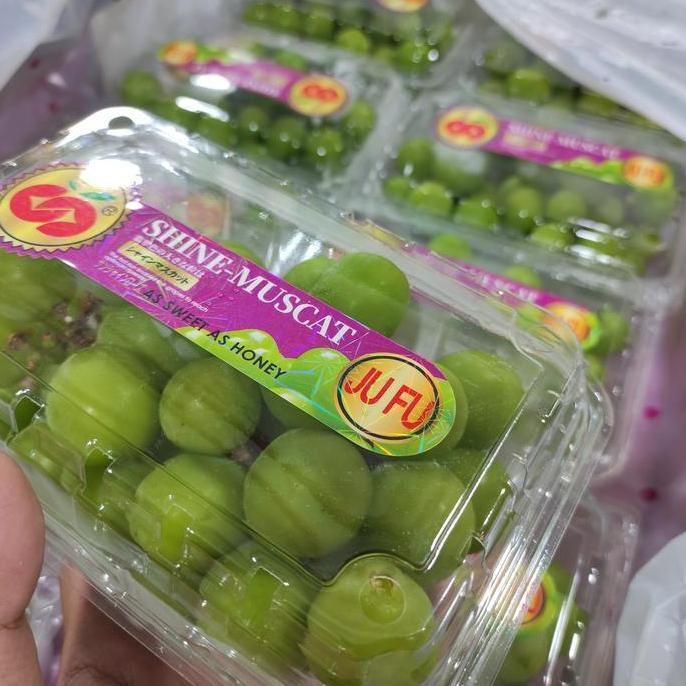 Frutiforti- Anggur Hijau Australia Tanpa Biji / Manis Segar / Buah Segar / 500Gram