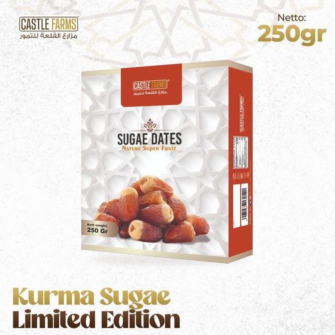 Castle Farms Kurma Sugae 250 gr - Kurma Sagai Kurma Susu