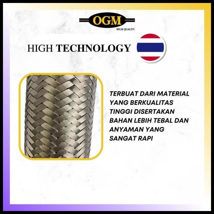 TERLARIS OGM - FLEKSIBEL FLEXIBLE KNALPOT MOBIL HONDA ACCORD CP SUPER TEBAL