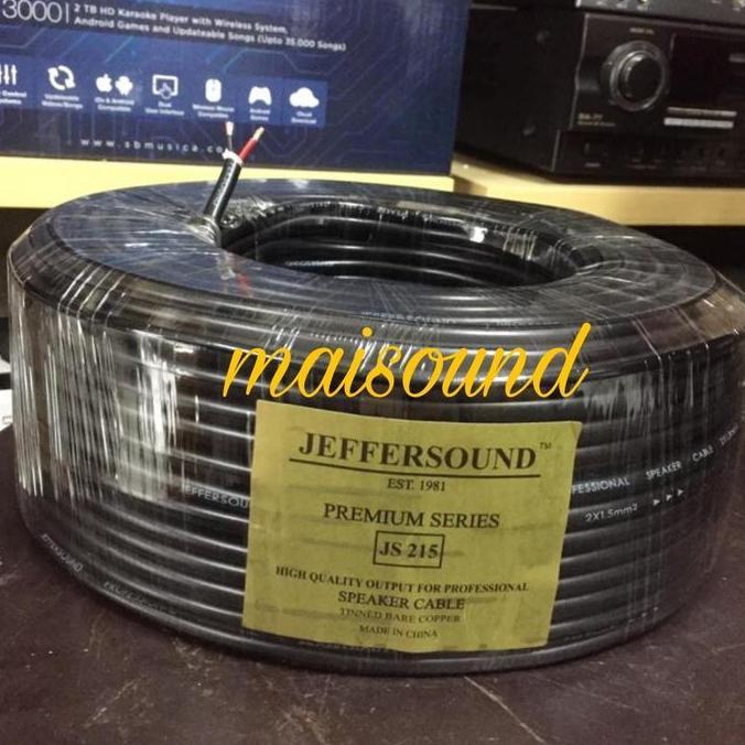 KABEL SPEAKER JEFFERSOUND JS215 2X1.5 100 METER JEFFERSOUND JS 215 Cable