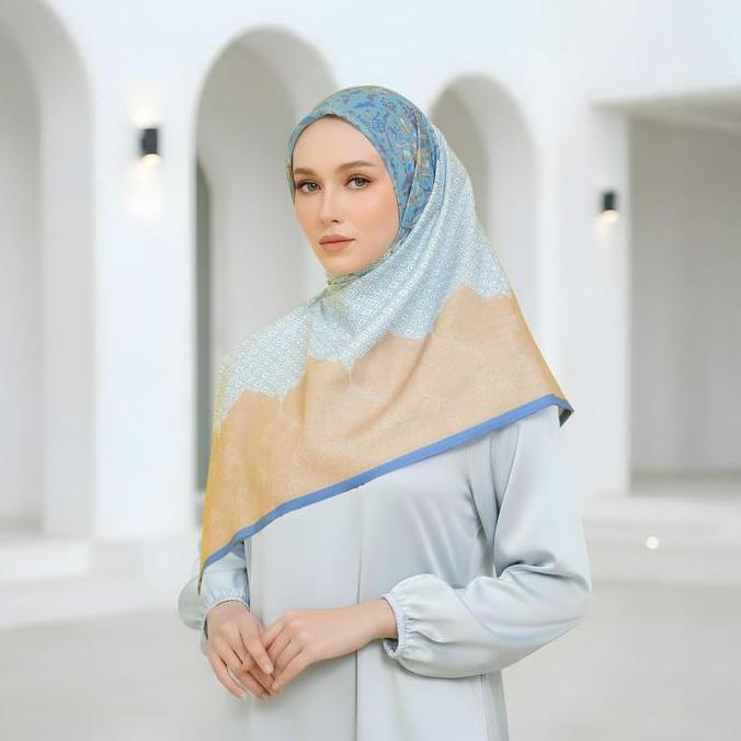 Shafira - Rachida Printed Scarf - Hijab Segi Empat Motif