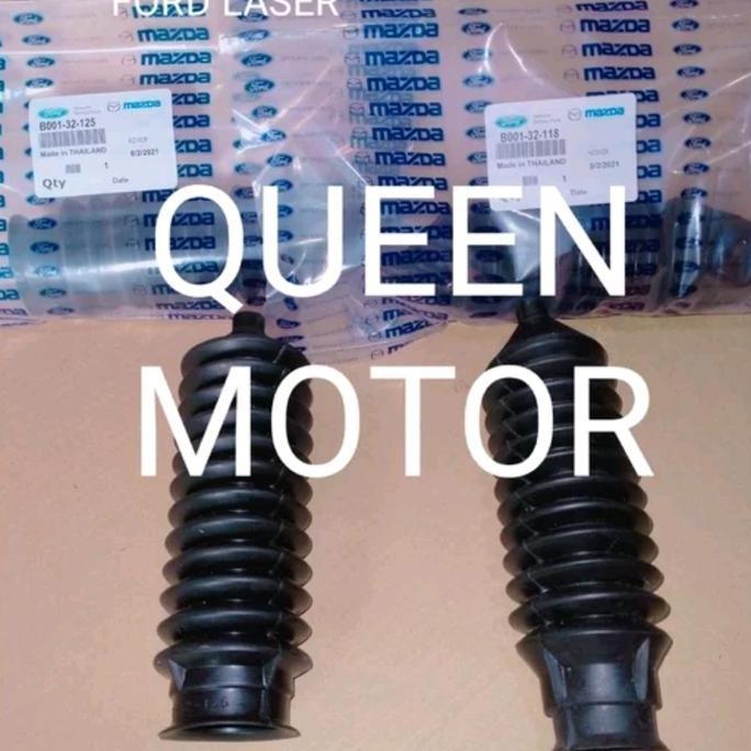 GEOVANHIE KARET BOOT RACK STEERING KARET RACK END LONG TIE ROD FORD LASER SET