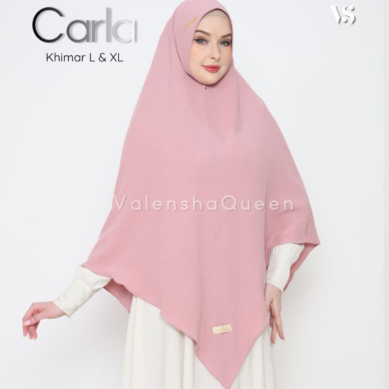 NEW Valenshaqueen | Carla Khimar L dan XL | Hijab Instan | Jilbab Syari | Hijab Jumbo | Hijab Crinkl