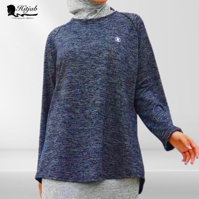 Baju Olahraga Wanita Tangan Panjang Sport Lari Jogging Yoga Fitness Sepeda Wanita Muslim Sporty
