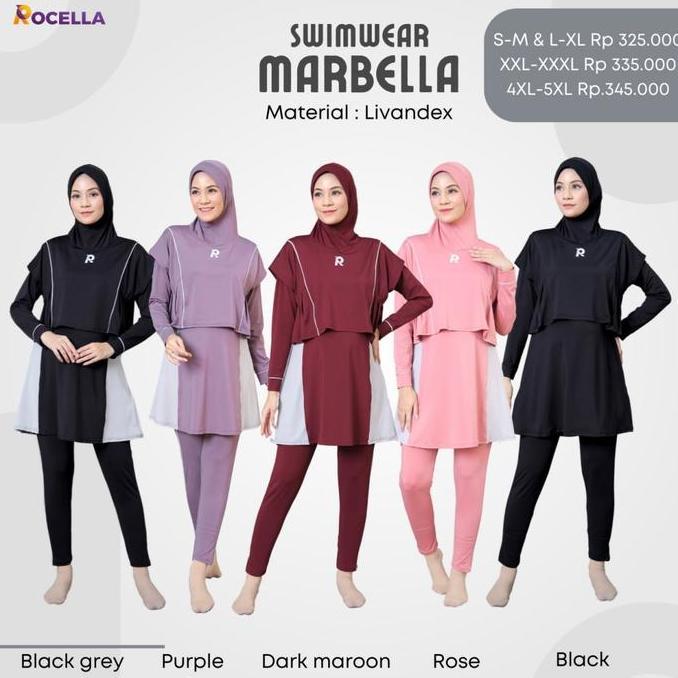 Rocella Baju Renang Muslimah - Rocella Swimwear Marbella