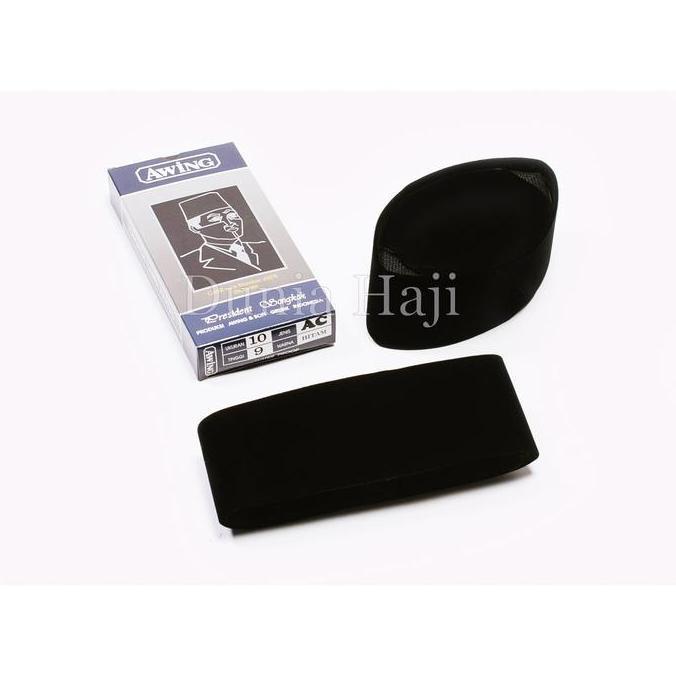 Peci Awing / Kopyah Songkok / Kopiah Songkok Awing / Awing Hitam AC