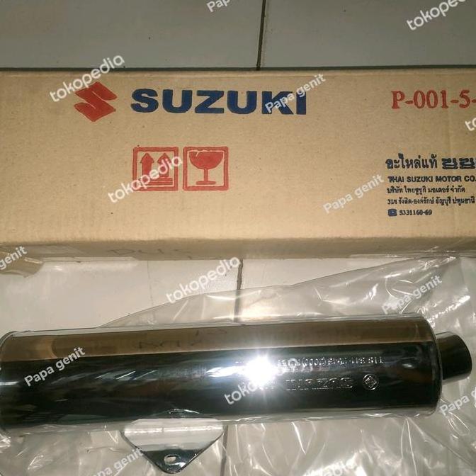 clencer satria fu 150 original knalpot belakang original thailand
