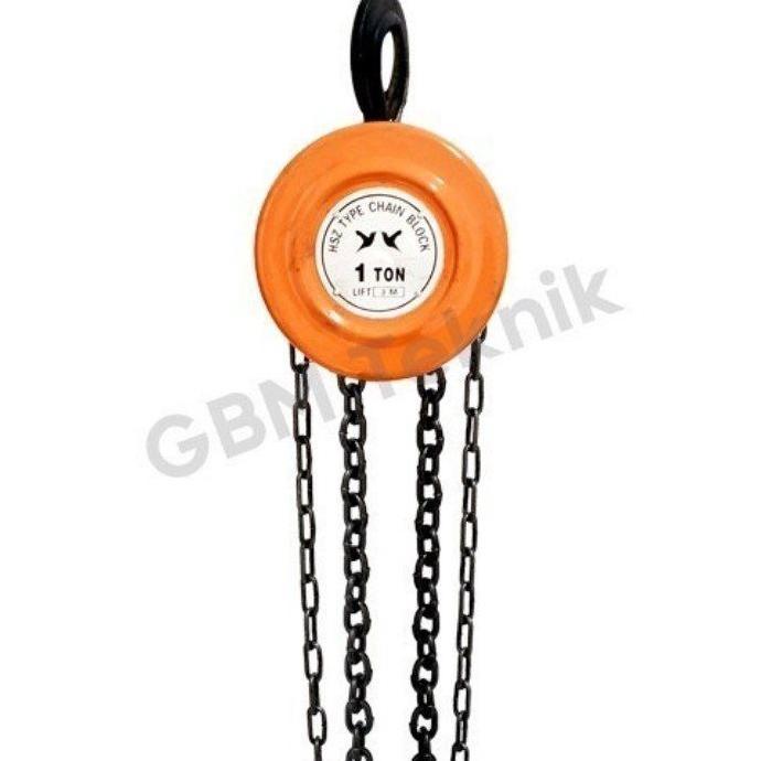 [NEW] CHAIN BLOCK 1 TON (1TON X 3M DAN 1TON X 5M) / TAKEL KATROL KEREKAN KAPASITAS 1 TON