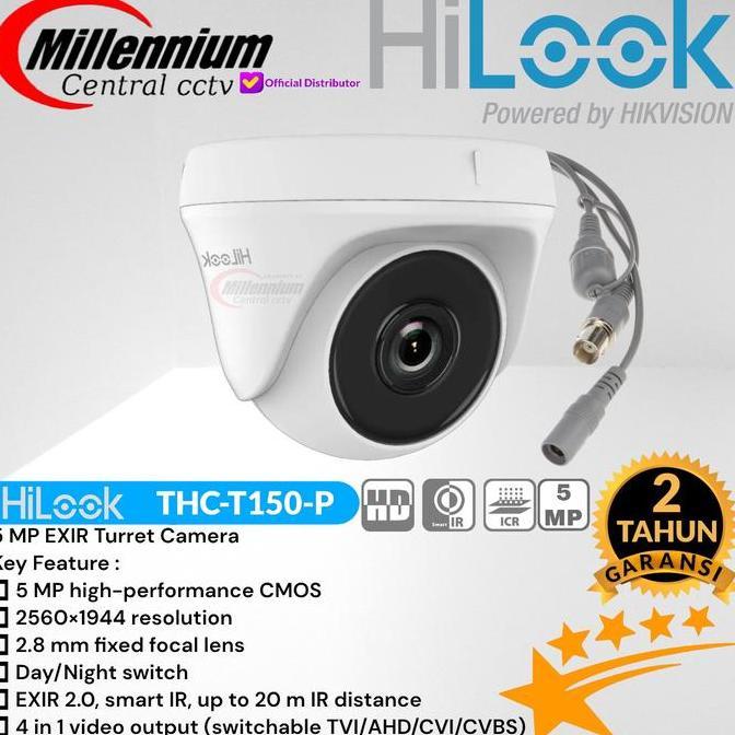 Promo Hilook Thc-T150-P 5Mp / Hilook Camera Cctv Indoor Analog 5Mp