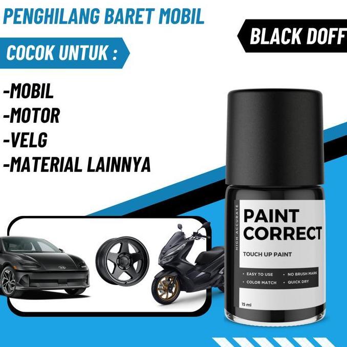CAT OLES PENGHILANG BARET MOBIL MOTOR BLACK MATTE DOFF