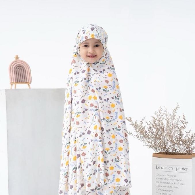 FLORY MUKENA ANAK PEREMPUAN - Mukena rayon anak - mukena anak perempuan