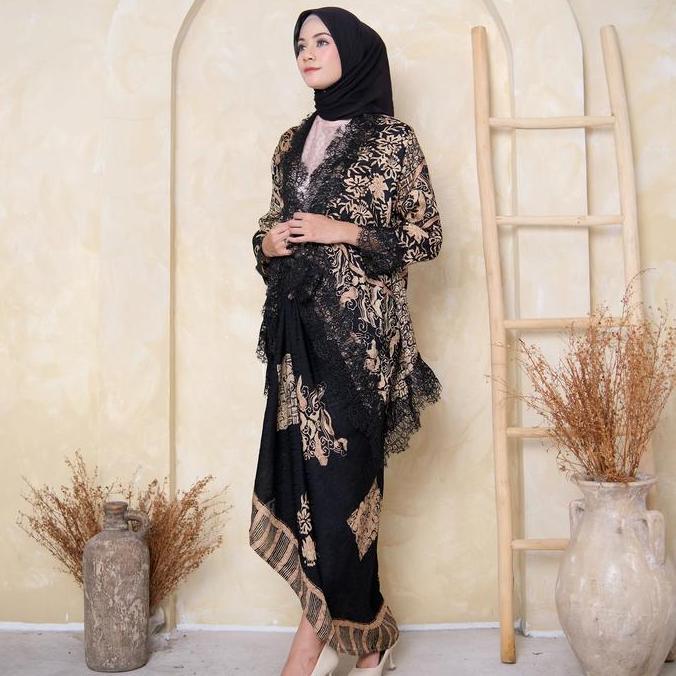 Yasmine Outer Batik Viscose Set (Outer & Rok Lilit)