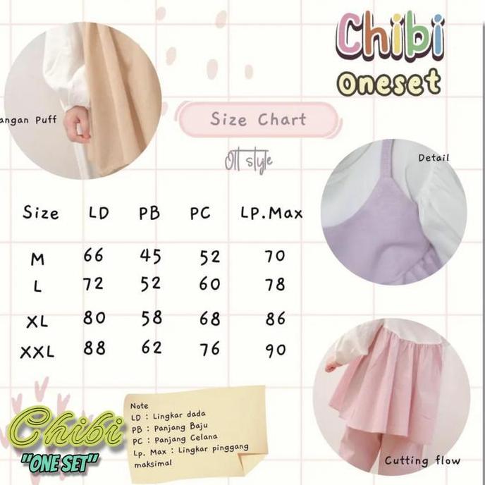 BAJU SETELAN ANAK PEREMPUAN / CHIBI / VIRAL / USIA 1-12 TAHUN / TERBARU2023 / KEKINIAN / BEST SELLER