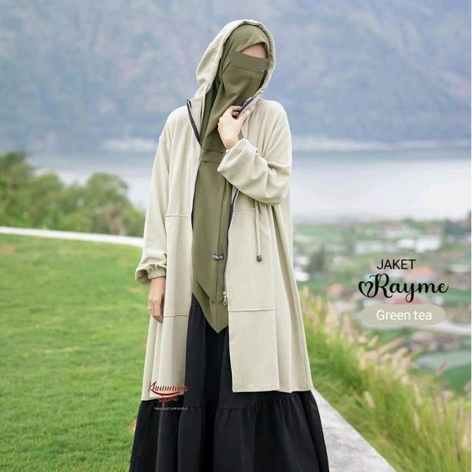 VOOLA JAKET MUSLIMAH JUMBO BY KHUMAIRA SYARI Outer Wanita Panjang