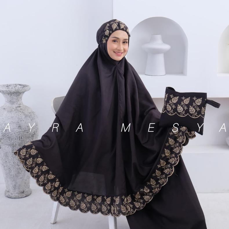 Mukena Dewasa Khadijah Mukenah Khadijah Bordir Daun Cantik