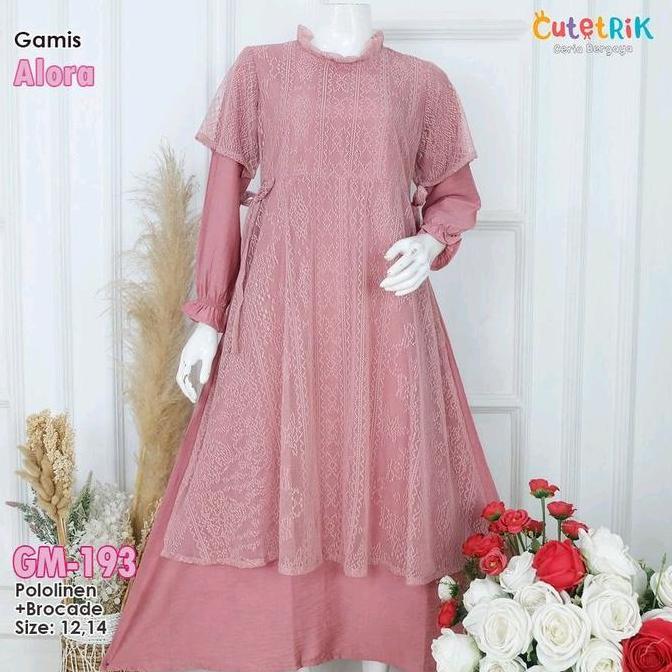 TERBARU BAJU GAMIS ANAK PEREMPUAN MUSLIM MAHIRA GM 136b 137 BY CUTETRIK SYARI MURAH MODERN POLOS BRO
