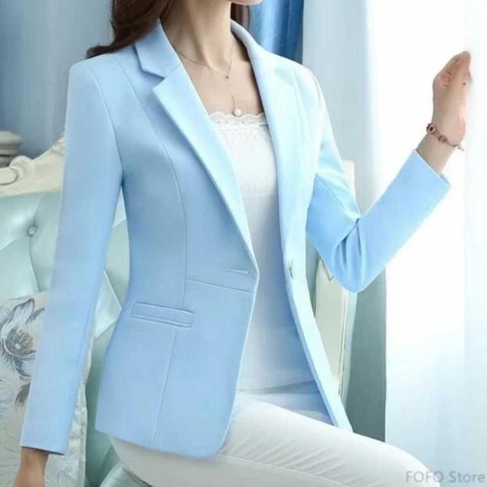 DISKON JAS BLAZER WANITA/BLAZER CEWE HITAM FORMAL SEMI FORMAL/BLAZER WANITA SLIMFIT