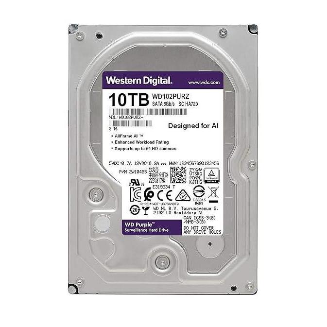TERBARU - HARDISK WD PURPLE 10TB/8TB/6TB/4TB Internal
