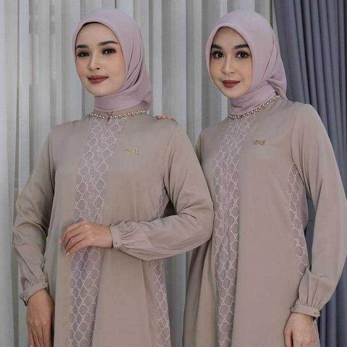 Syafira Dress Original By Zai Muslim Wear Original