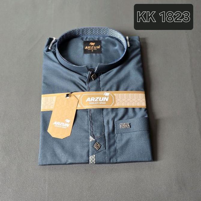 KEMKO ARZUN SUPER PREMIUM LENGAN PENDEK MOTIF TERBARU | KEMKO PRIA MODERN MOSLEM WEAR KOKO DEWASA