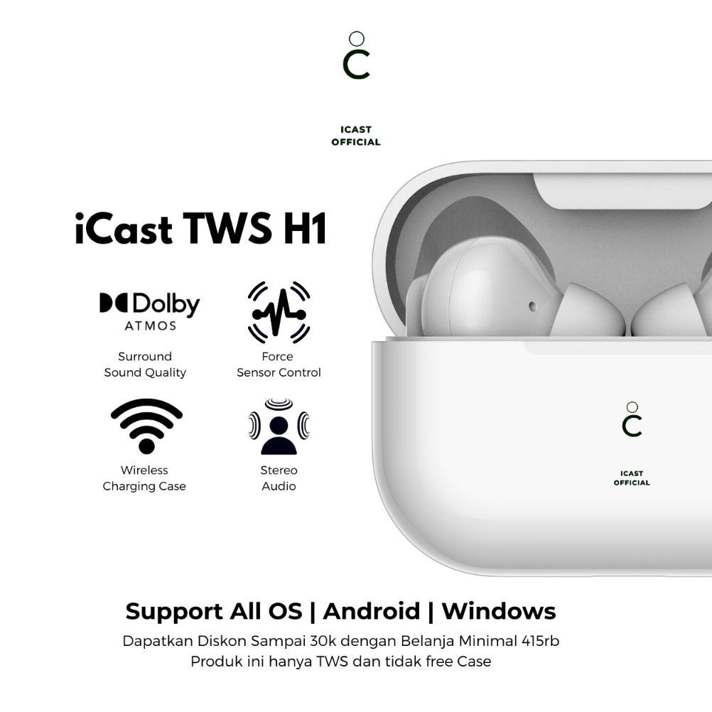 Best Deals Icast Tws Pro H1 Edition Final Upgrade Wireless Charging [Pop Up + Serial Detected] By Ic