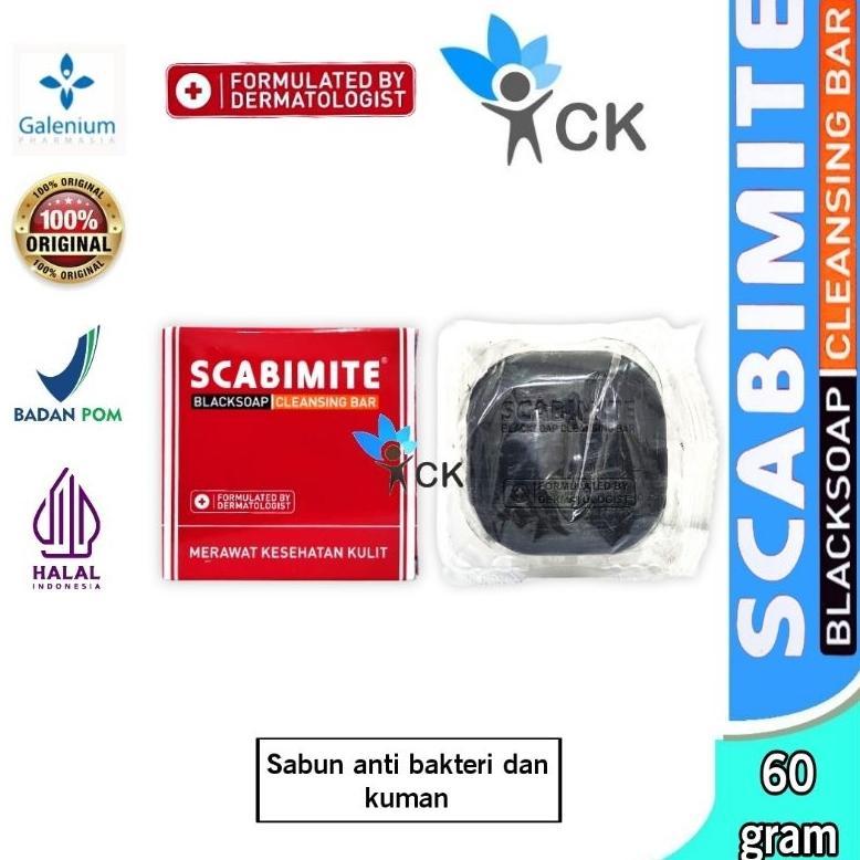 BlackSOAP by Scabimite - Sabun Mandi Pendamg Scabimite untuk Gudik Scabies Gatal