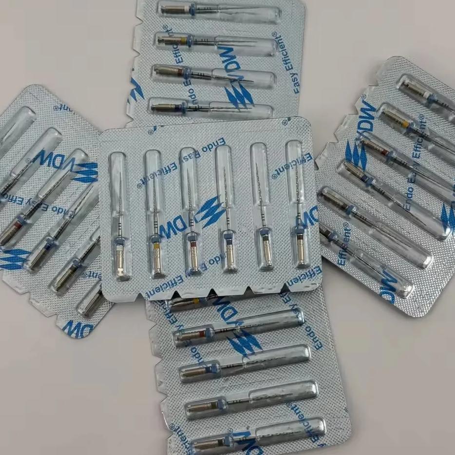 6pcs/pack VDW MTWO Files for Sale VDW Mtwo Niti Files Assorted Packs Root Canal Retreatment Files to