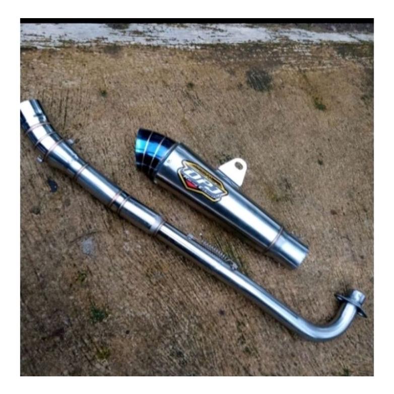 Tahan Lama Knalpot Racing Dpj Jiksaw Ujung Blu Suara Engker Engker Parah For All Bebek Jupiter.Vega.
