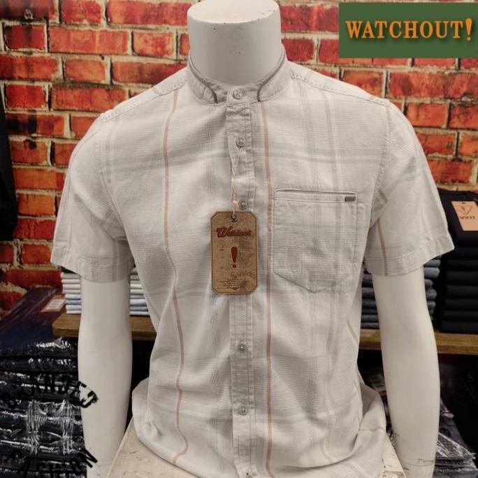 watchout kemeja koko pria lengan pendek terbaru