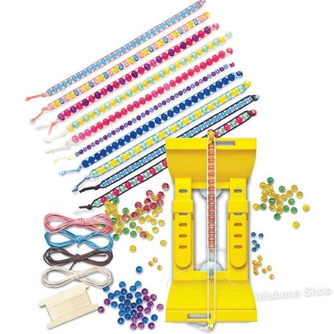 Mainan Kreatif Buat Gelang Anak 4M Charming Beads Bracelet KidzMaker