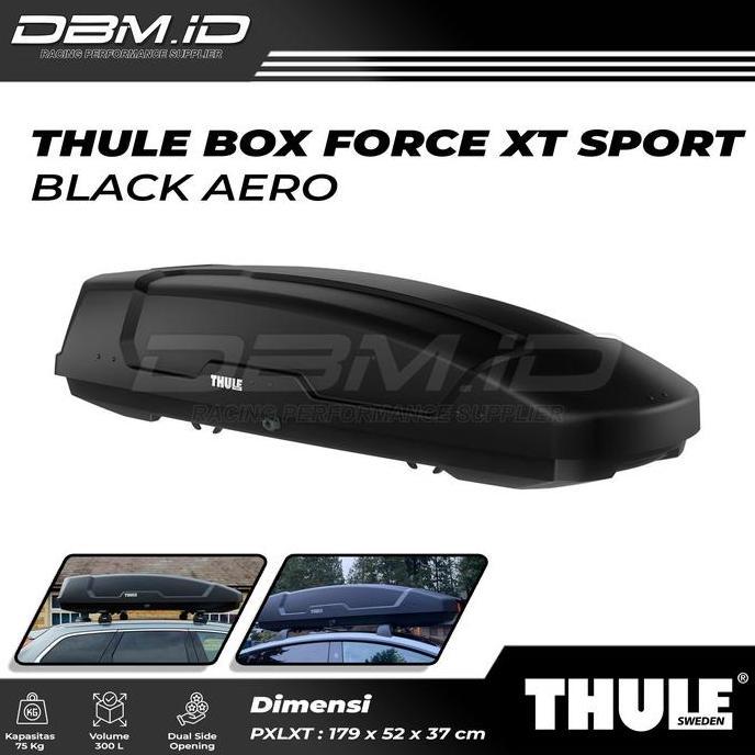 Promo Roof Box Thule Force XT Sport Black bagasi atas mobil Thule slim Diskon